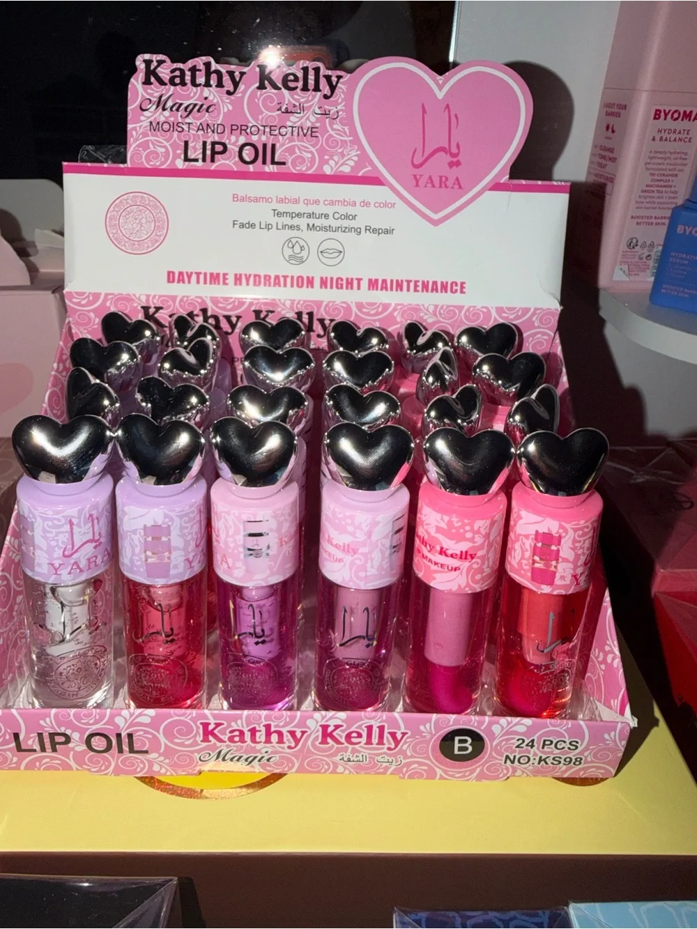Color-Changing Lip Oil – Pink/Red Shades